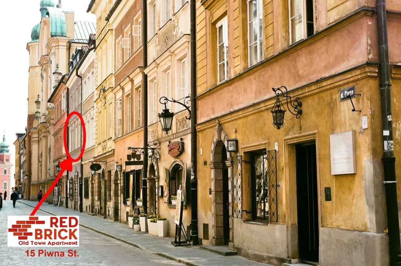 Red Brick Old Town Apartment Warszawa Eksteriør billede